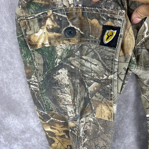 Realtree Men's Camo Hunting Scent Blocker Size L Pants - Picture 8 of 8